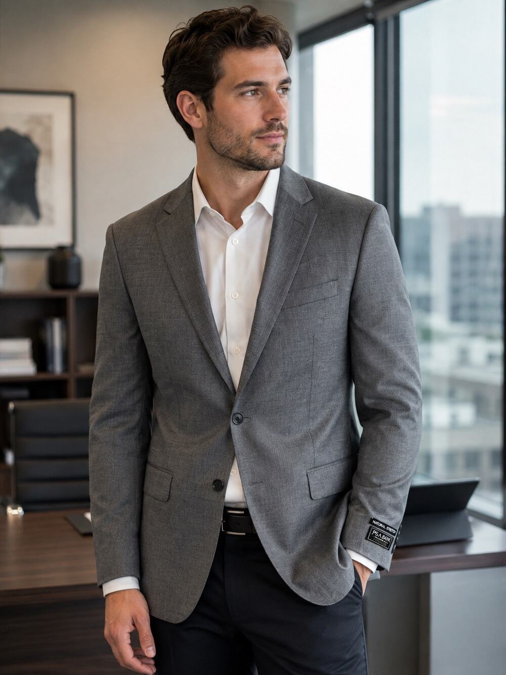 Jos. A. Bank | Traveler® Tailored Fit 100% Wool Suit Separate Jacket